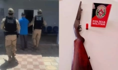 Prisão de suspeito de agredir companheira