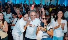 Evento das candidaturas de Luciano Cartaxo e Maísa Cartaxo