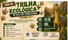 II Trilha Ecológica, no Parque Vale dos Dinossauros, em Sousa