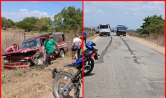 Sinistro de trânsito registrado em Sousa