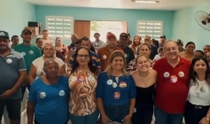 Reunião entre pescadores de oito municípios em Araçagi