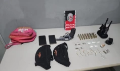Material ilícito apreendido em ação da PM