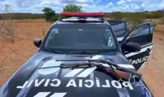 Arma de fogo apreendida em ação da Polícia Civil