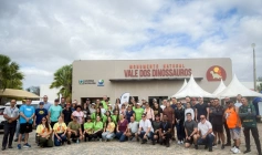 Visita educativa realizada ao Vale dos Dinossauros
