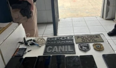 Material ilícito apreendido em ação da Polícia Civil