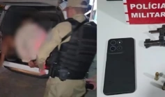 Prisão realizada pela polícia militar na PB 262 