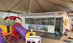 Sala sensorial itinerante do projeto “Agro que Acolhe” na Expo Pombal