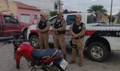Apreensão de motocicleta clonada