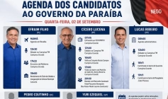 Agenda dos candidatos