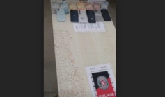 Material ilícito apreendido em ação da PM
