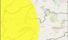 Alerta amarelo de baixa umidade do ar