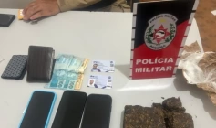 Prisão de homem com droga