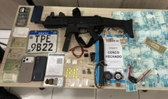Material ilícito apreendido em ação da PC