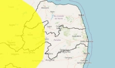 Alerta amarelo de baixa umidade do ar
