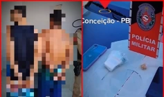 Droga apreendida em ação da PM