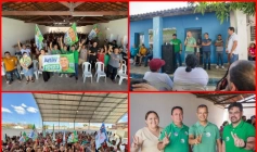 Jutay Meneses cumprindo agenda no Sertão