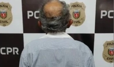 Idoso preso no estado do Paraná 