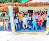 Júnior Araújo em visita Assentamento Santo Antônio