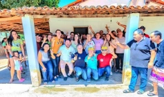 Júnior Araújo em visita Assentamento Santo Antônio