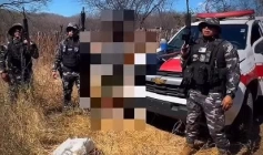 Prisão realizada pela polícia militar na zona rural de Coremas 