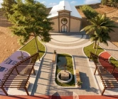Igreja na localização do Sitio Cocos 