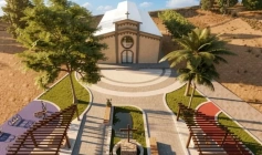 Igreja na localização do Sitio Cocos 