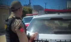 Prisão realizada pela polícia militar em Diamante 