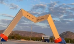 Portal de entrada da cidade de Mato Grosso-PB