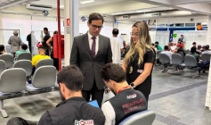 Fiscalização em três agências bancárias da Capital