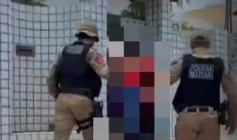 Homem preso em ação da polícia militar no município de Igaracy 