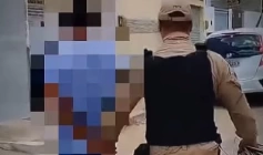 Prisão realizada pela polícia militar em Itaporanga 