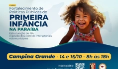 Capacitação sobre políticas públicas para a primeira infância