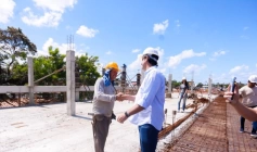 Inspeção à obras para dobrar oferta de vagas de escola