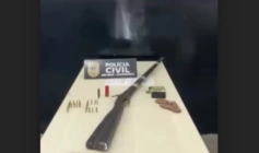 Armas de fogo e munições apreendidas pela PC