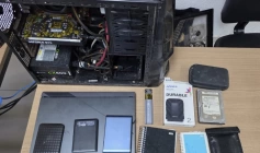 Material apreendido em ação da PC
