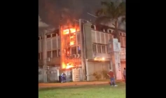 Incêndio no prédio de laboratórios da UFPE