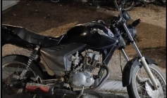 Apreensão de moto com sinais de identificação raspados