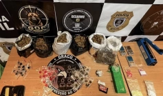 Drogas apreendidas pela DRACO em João Pessoa 