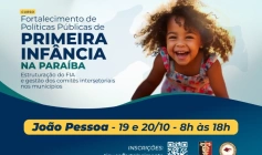 Capacitação sobre políticas públicas para a primeira infância