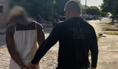 Homem preso pela Delegacia de Roubos e Furtos (DRF) em Patos 