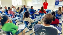Reunião sobre tranquilidade nas festas de fim de ano