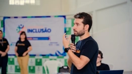 Deputado Federal Gervásio Maia e o prefeito de Fagundes 