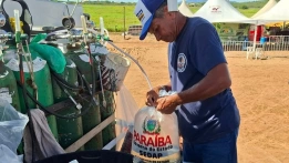 Deputado Federal Gervásio Maia e o prefeito de Fagundes 