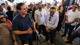Solenidade de premiação no auditório da Federação das Indústrias do Estado da Paraíba, em Campina Grande