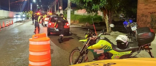 Operação Lei Seca autua 407 condutores por embriaguez e outras infrações durante o mês de janeiro