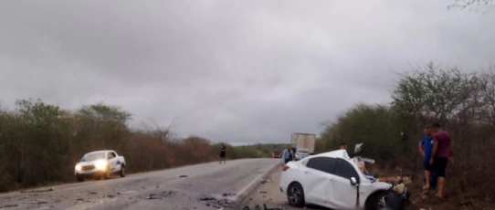Tragédia na BR-230: Colisão frontal deixa cinco mortos entre Juazeirinho e Soledade