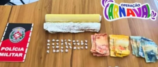 ROTAM prende mulher por tráfico de drogas no Conjunto Frei Damião, em Sousa