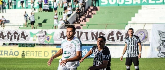 Sousa perde em casa e segue na parte de baixo da tabela na Série D, e técnico, Washington Luiz explica resultado; Assista 