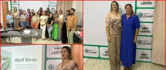 Prefeitura de Lastro promove capacitação para servidores em alusão ao Abril Verde