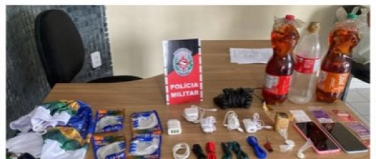Polícias Penal e Militar frustram arremesso de drogas e eletrônicos na Colônia Penal de Sousa